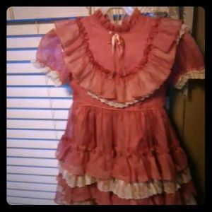 Little girls handmade dress!! Size 6-7